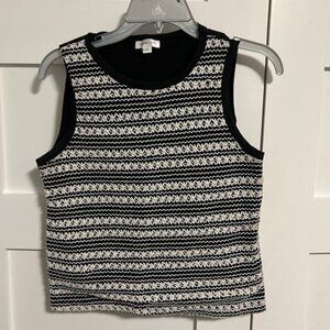 Embroidered Front Tank Top